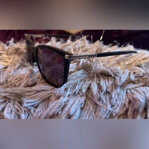 DKNY Black and Silver Sunglasses